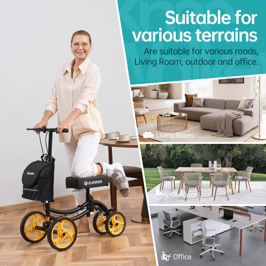 Is a Knee Walker Safe for Seniors